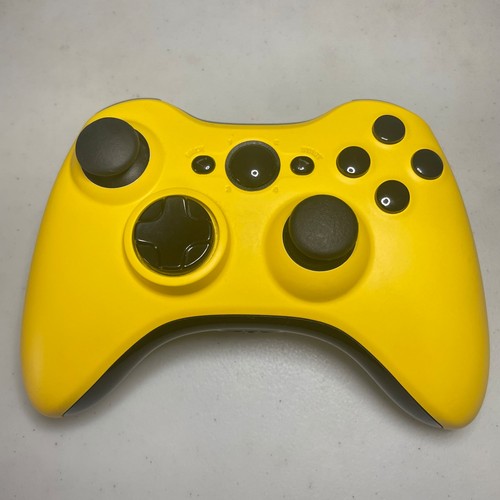 Xbox 360 black - black/yellow, scuf