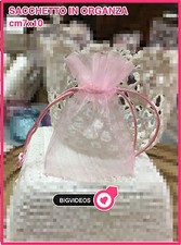 10 SACCHETTI BOMBONIERA