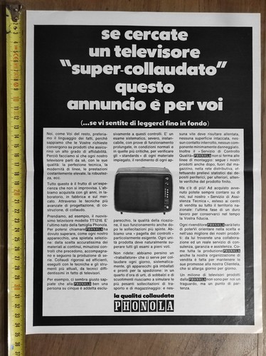 Due pubblicità vintage 1971