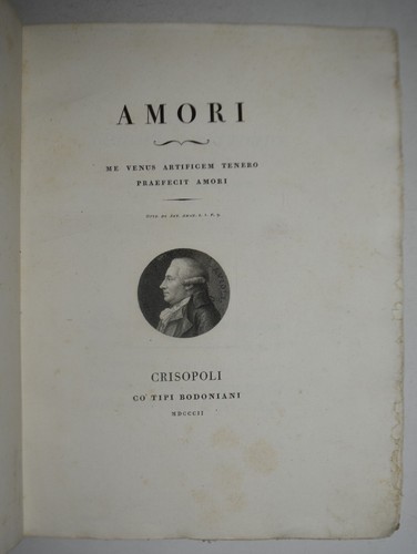 Amori bodoni 1802 - -, –