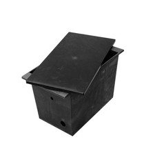 VASO ESPANSIONE APERTO IN PVC CON RACCORDI lt 30