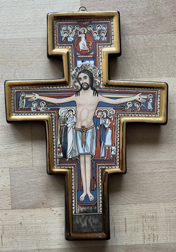 Croce vintage san damiano - croce,