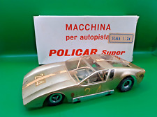 POLISTIL POLICAR SUPER De Tomaso Mangusta 322SP SLOT CAR PISTA ELETTRICA 1/24