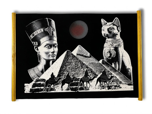 Quadro vintage velluto nero - quadro,