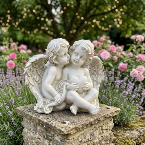 Coppia angelo cherubino - coppia,