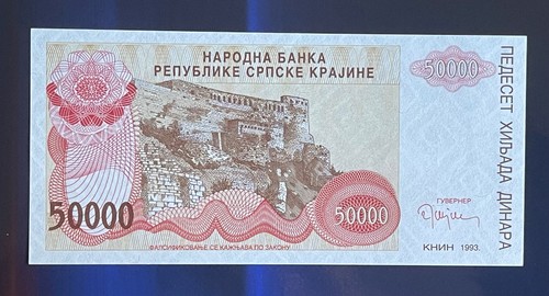 Croazia serba 50000 dinari