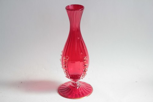 Vase murano rouge - rouge, barovier