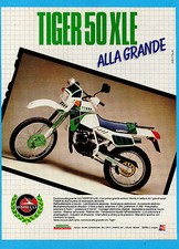 MOTOSPRINT986-PUBBLICITA'/ADVERTISING-1986- GARELLI TIGER 50 XLE