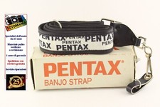 Pentax cinghia originale rara tracolla per reflex Banjo strap vintage nuova