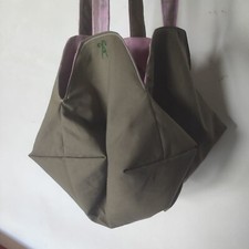 Borsa spalla origami stoffa