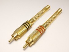 Coppia connettori rca maschio - coppia,