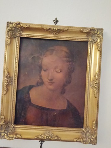 Madonna dipinta lastra - su,