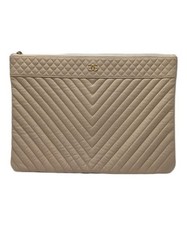 Borsa pochette CHANEL Matelasse chevron