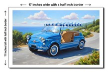 Fiat 500 Jolly 1959 - Poster