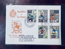 1970 San Marino FDC SERIE WALT