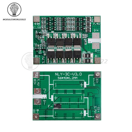 Bms 12v 40a bilanciatore - 3s,