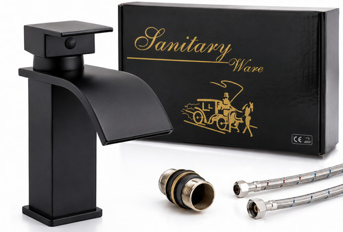 Miscelatore lavabo nero - lavabo,