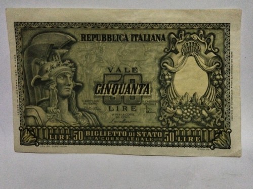 Banconota repubblica italiana - banconota,
