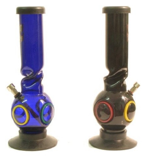 30cm acrylic ice twist bong - acrylic,