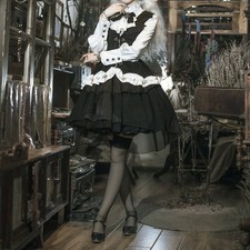 gonna gotica lolita con volant