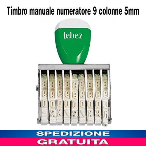 Timbro numeratore manuale - timbro,