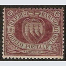 San Marino 1894 Stemma n. 22 Nuovo ** FARE OFFERTE