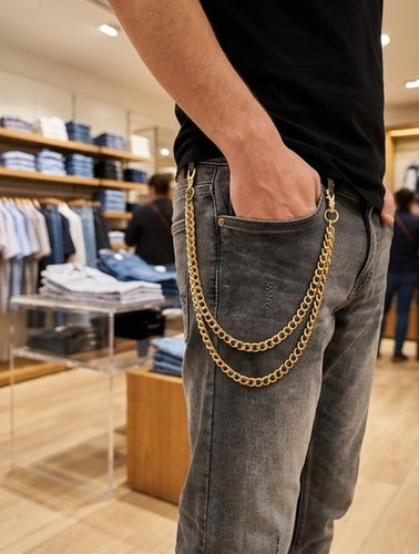 Portafoglio uomo metallo - , oro