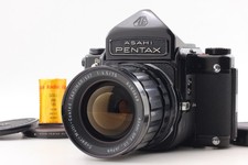 [Quasi come nuovo] Pentax 6x7 67 fotocamera pellicola rilevatore livello occhi obiettivo 75 mm f/4,5 GIAPPONE