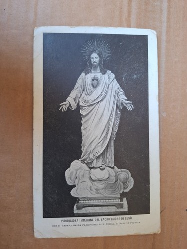Cartolina sacro cuore gesu - sacro, di