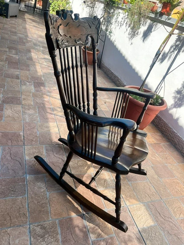 Sedia dondolo antica - sedia,
