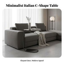 Tavolino a forma di c da