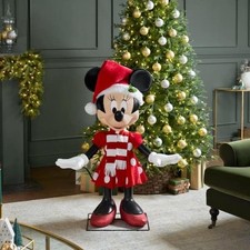 SHIPS TODAY Disney 4 ft. Animated Holiday Minnie Mouse Home Depot Christmas