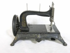 Mega rarità antica macchina da cucire Junker & Ruh originale Rhenania 1873 Wanzer Howe