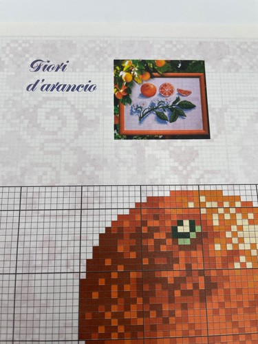 Schema punto croce - , fiori