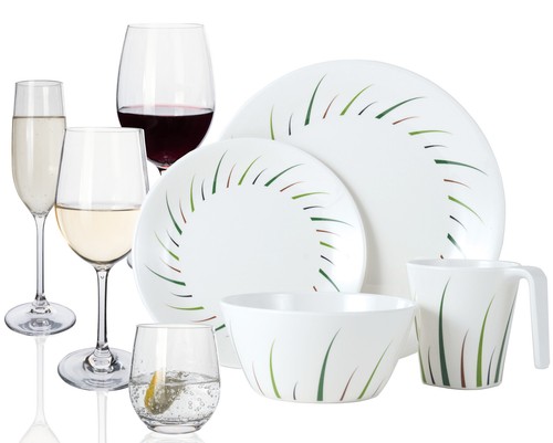 Set stoviglie campeggio 32 - set,