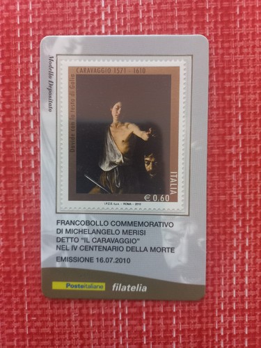 Tessera filatelica caravaggio - filatelica,