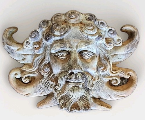 Maschera parete poseidone - maschera,