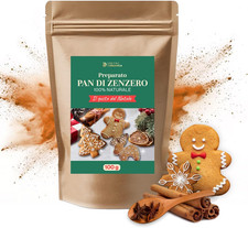 Spezie per Biscotti Pan Di Zenzero 100G - Mix Natalizio Con Zenzero, Cannella E 