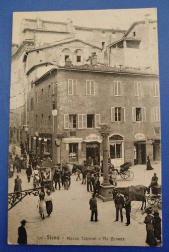 1910ca siena piazza tolomni - -,