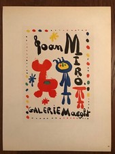 1959 Joan Miro Poster