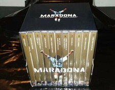 BOX COFANETTO 11 DVD MARADONA NON SARò MAI UN UOMO COMUNE NAPOLI DIEGO ARMANDO *