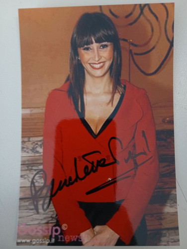 Benedetta parodi autografo - benedetta,
