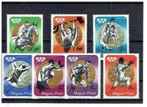 Francobolli ungheria olimpiadi - francobolli,