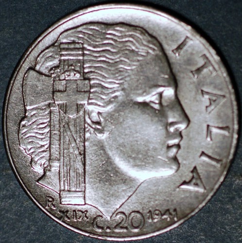 Italy centesimi 1941 75 - km#,