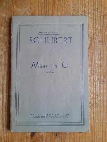 Mass schubert - g,