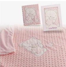Coperta per Neonato Orso Rosa