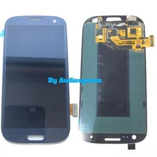 DISPLAY LCD+ VETRO TOUCH SCREEN SAMSUNG GALAXY S3 NEO GT i9301 BLU BLUE SCHERMO