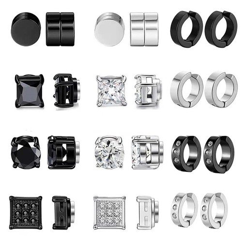 Orecchini unisex non piercing - orecchini,