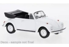 Modellino auto in miniatura scala 1/43 VW Maggiolino 1302 LS Cabriolet 1971/bianco pressofuso