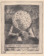 Exlibris Bookplate Incisione